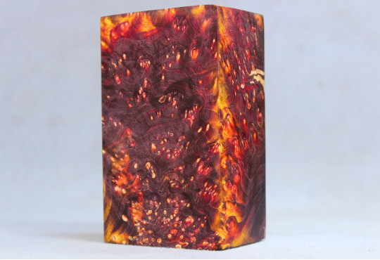 Stabilized Maple Burl Wood Mod Block